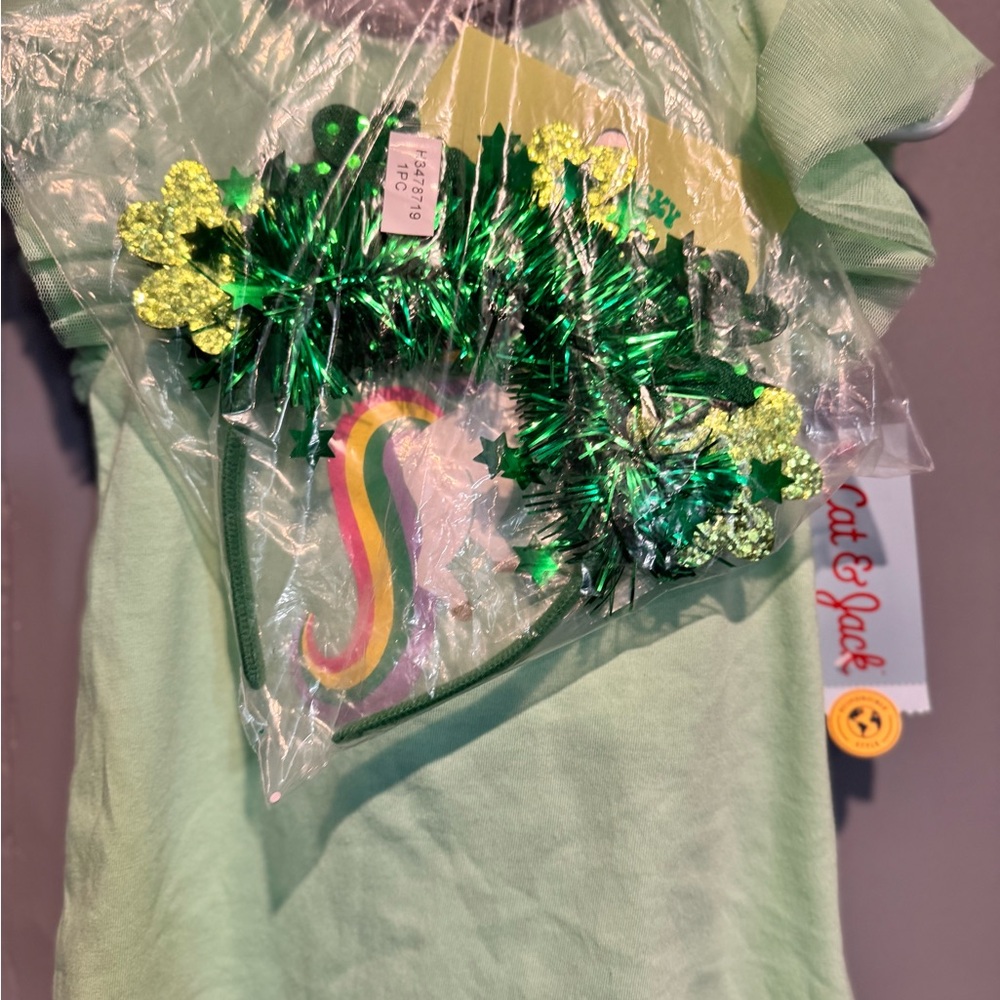 Cat and Jack set with hair accessory NWT